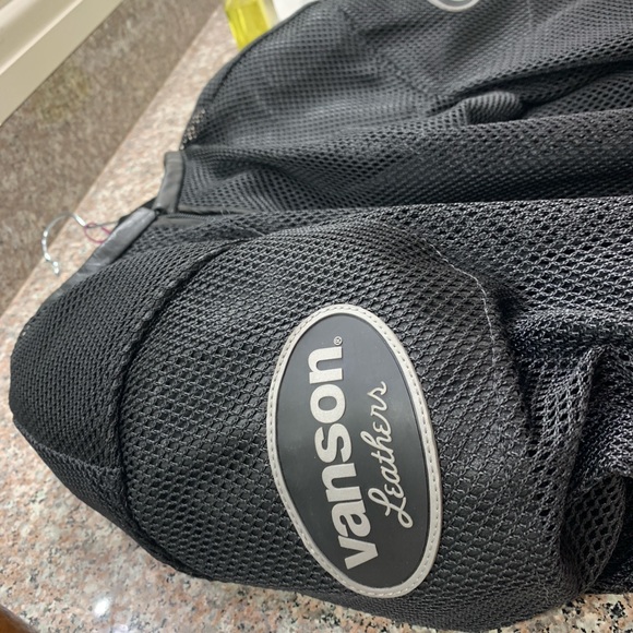 BUEL / Vanson Riding Cafe Jacket MESH/LEATHER with armour - Picture 7 of 8